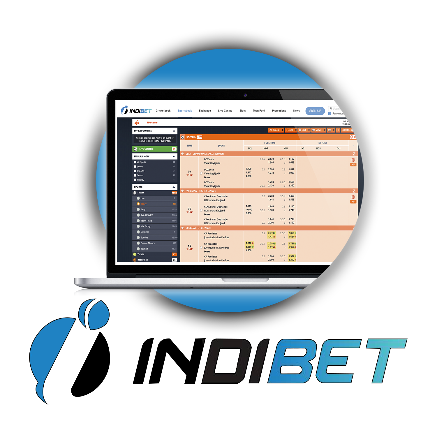 Indibet is a great online bookmaker for bettors from India.